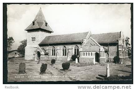 Real Photo Postcard St James Church Newbold Verdon Leicester Leicestershire - Ref A35 - Andere & Zonder Classificatie