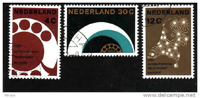 Pays-Bas Yv.no.752/4 Obliteres - Gebraucht