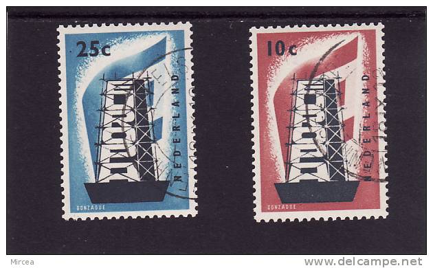 Pays-Bas Yv.no.659/60 Obliteres - Gebraucht