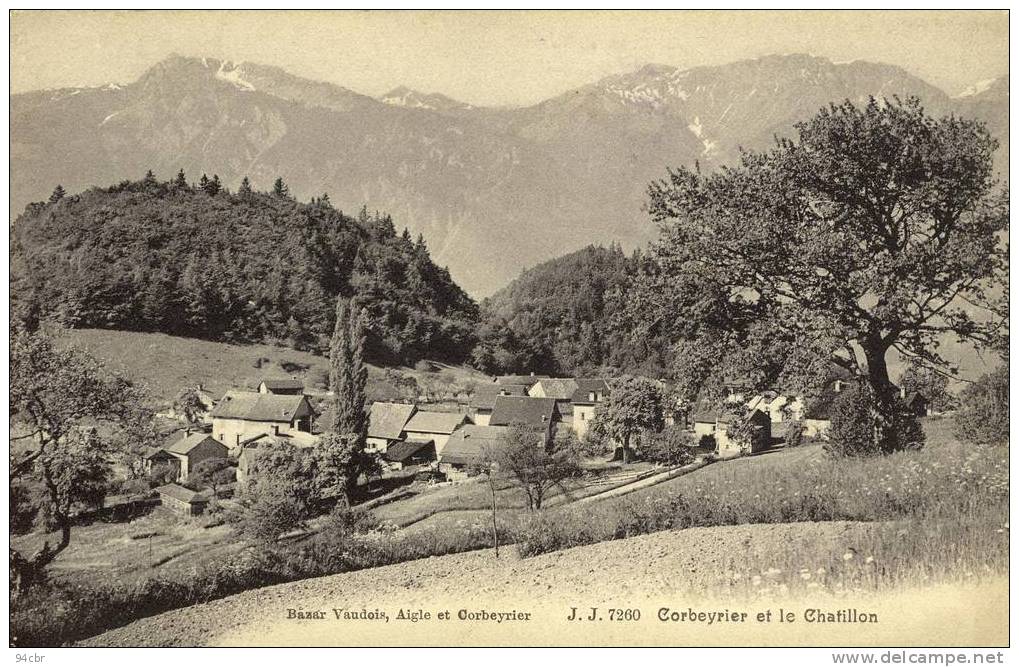 CPA (SUISSE)    CORBEYRIER Et Le Chatillon - Corbeyrier