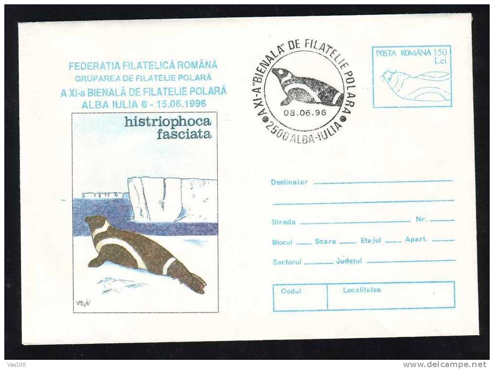 SEAL- Hunting,entier Postal Stationery 70/1996 Rare PMK. - Altri & Non Classificati