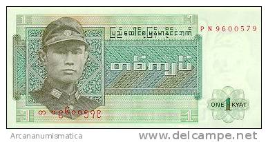 BIRMANIA/MYANMAR  1 KYAT 1972  KM#56  PLANCHA/UNC   DL-4434 - Myanmar