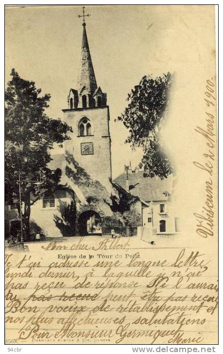 CPA (SUISSE)  Eglise De La Tour De Peilz - La Tour-de-Peilz