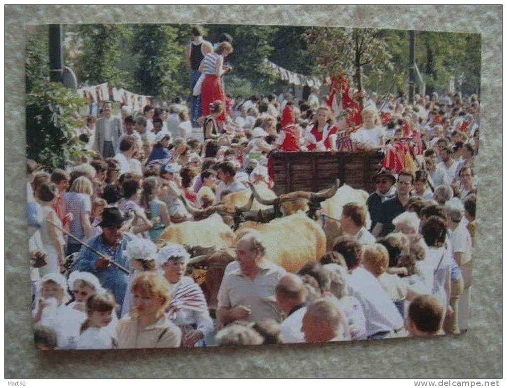 93 MONTREUIL 1789 1989  TIRE PAR 4 BOEUFS UN CHAR EMPORTE L ARBRE DE LA LIBERTE - Montreuil