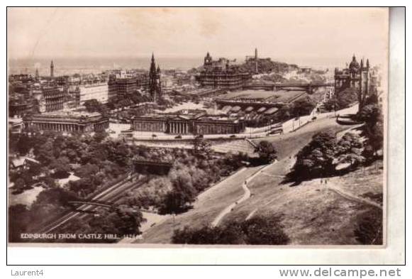 Old - Vintage Scotland Postcard - Carte Postale Ancienne D´Ecosse - Edinburgh - Midlothian/ Edinburgh