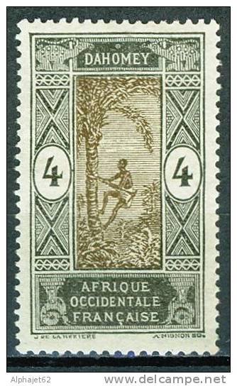 4c Noir Et Brun - DAHOMEY - N° 45 * - 1913-1917 - Unused Stamps