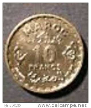10 FRs 1371 / 1952 - Maroc
