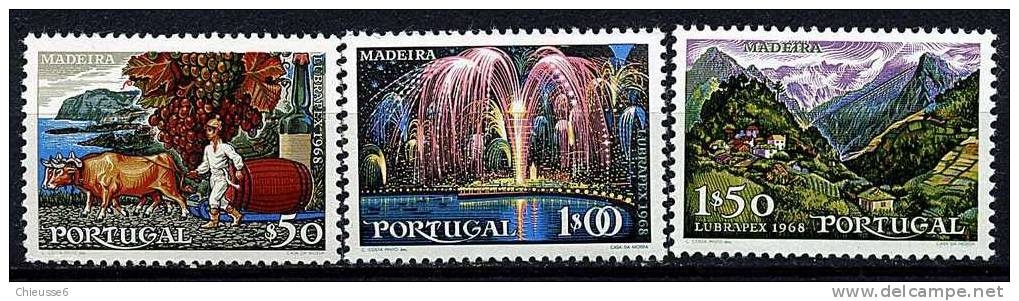 Portugal  ** N° 1041 à 1047  - "Lubrapex" Expo Philat. - Unused Stamps