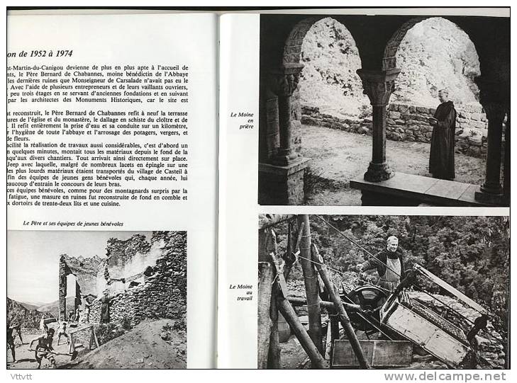 Saint-Martin-du-Canigou : L´histoire De L´Abbaye En 48 Pages (17 Cm Sur 21). Nombreuses Photos Couleurs Et NetB. - Midi-Pyrénées