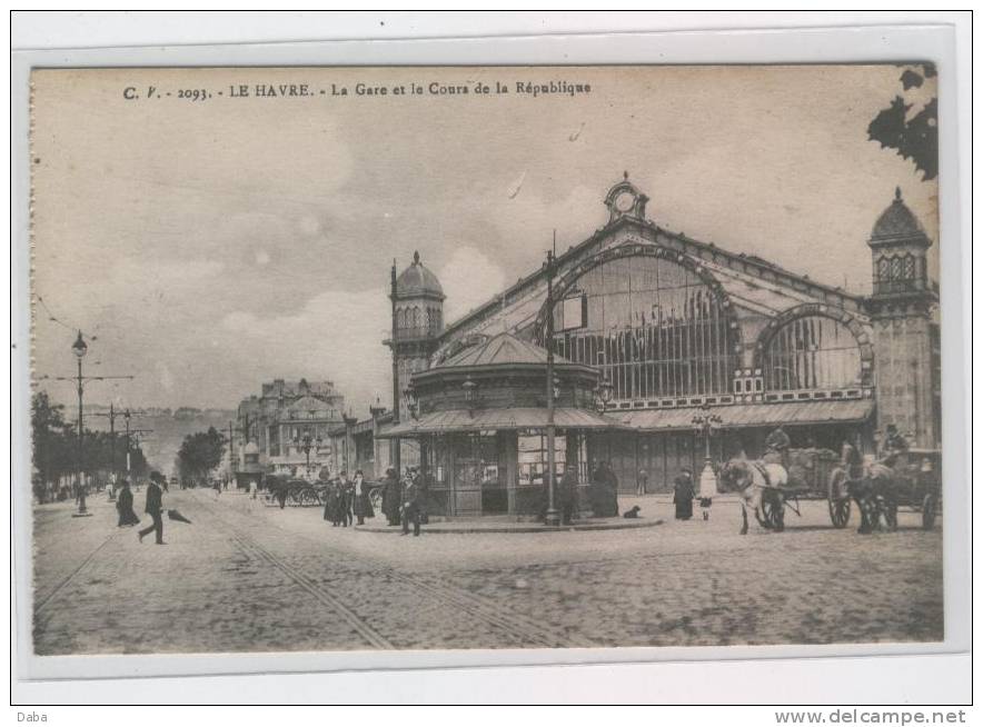 LE HAVRE. LA GARE.... - Gare