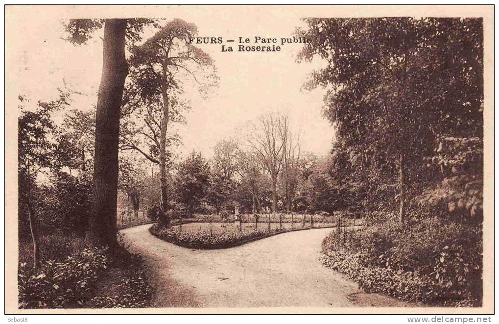 FEURS LE PARC PUBLIC LA ROSERAIE - Feurs