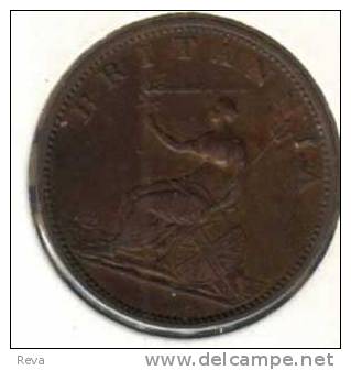 GREAT BRITAIN 1/2  PENNY WOMAN  BRITANNIA FRONT KING GIII HEAD BACK 1806 VF  READ DESCRIPTION CAREFULLY !!! - Otros & Sin Clasificación