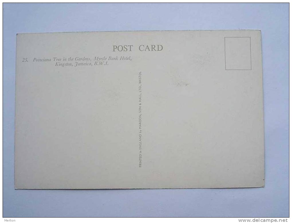 Jamaica - Myrtly Bank Hotel - Kingston   - W.I.  1960- VF  D20000 - Jamaica