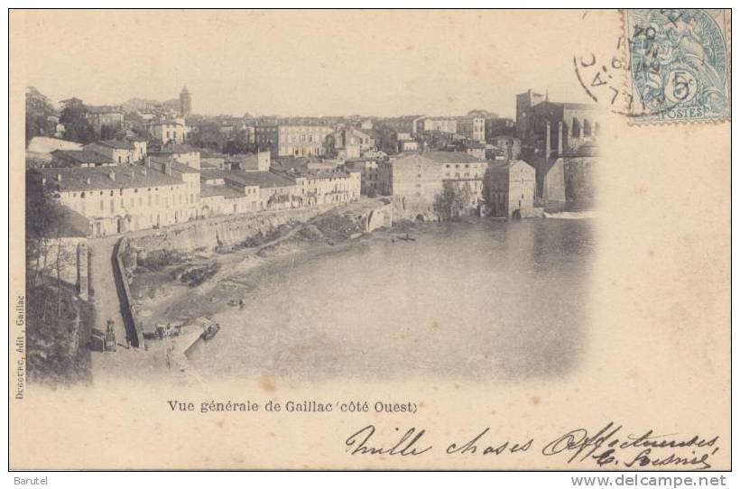 GAILLAC - Vue Générale Côté Ouest - Gaillac