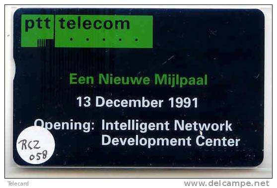 Telecarte LANDIS&GYR NETHERLANDS RCZ-058 PTT TELECOM INUTILISÉ Nederland Pays-Bas Niederlande  Private PRIVE - Privées