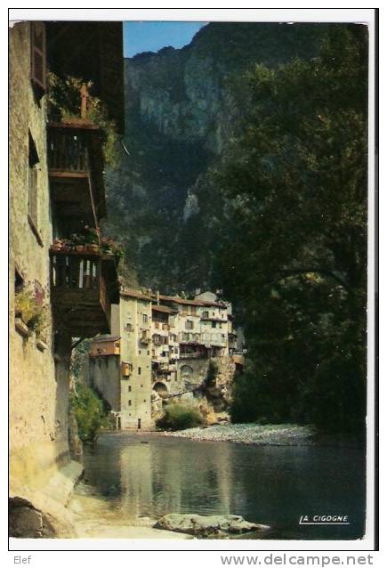 PONT-EN-ROYANS (Isère) Les Maisons Suspendues Et La Bourne ; 1982 ; TB - Pont-en-Royans