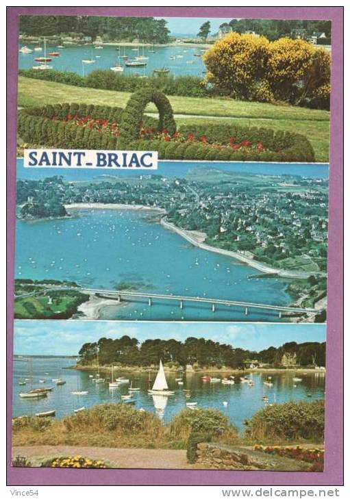 SAINT- BRIAC  -  Le Port Du Béchet, Le Pont Du Frémur Et Vue Générale, La Pointe Du Nessey - Saint-Briac