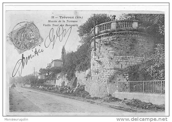 01 )FL) TREVOUX, Montée De La Terrasse, Vieille Tour Des Remparts, N° 33 - Trévoux