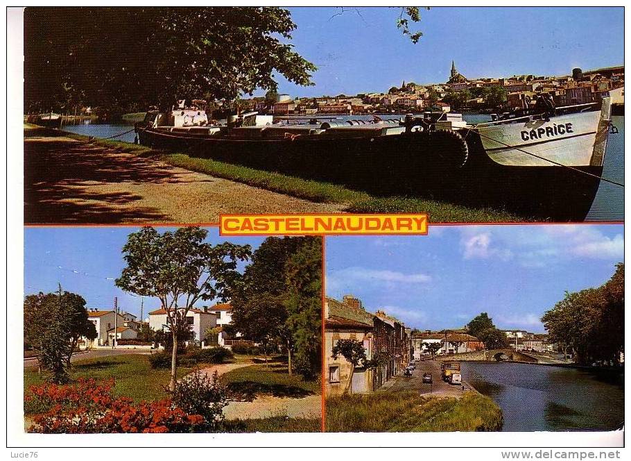 CASTELNAUDARY   -  Le Canal Du Midi -    3 Vues :  N°  19 193 - Castelnaudary