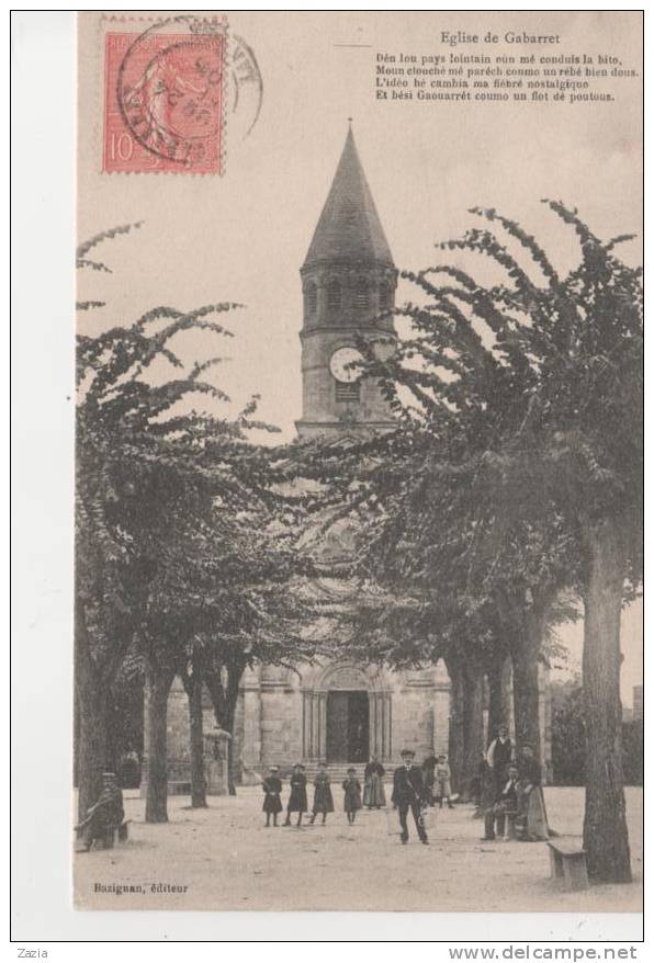 40.183/ GABARRET - Eglise - Gabarret