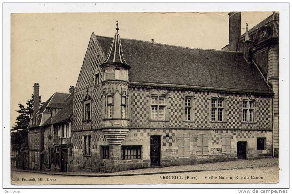 I5 - VERNEUIL - Vieille Maison Rue Du CANON - Verneuil-sur-Avre