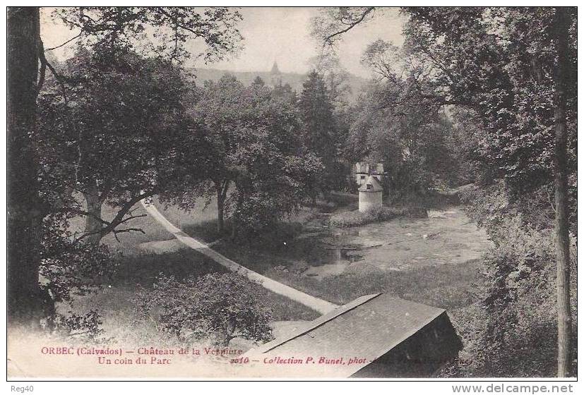 D14 - ORBEC  - Chateau De La VESPIERE  -  Un Coin Du Parc - Orbec