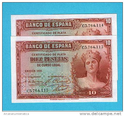 II REPUBLICA  5 PESETAS 1.935  SERIES C PLANCHA/UNC    DL-5846 - 5 Peseten