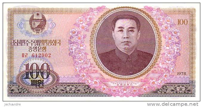COREE DU NORD  100 Won  Emission De 1978   Pick 22     ***** QUALITE  XF ***** - Korea, North
