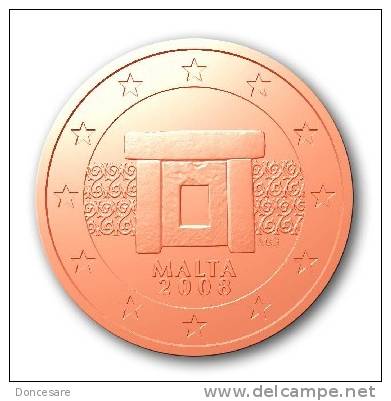 ** 2 CENT MALTE 2008 PIECE NEUVE ** - Malta