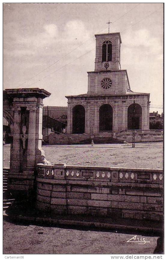 01 - Oyonnax - L'Eglisse Et La Porte Monumentale. - Oyonnax