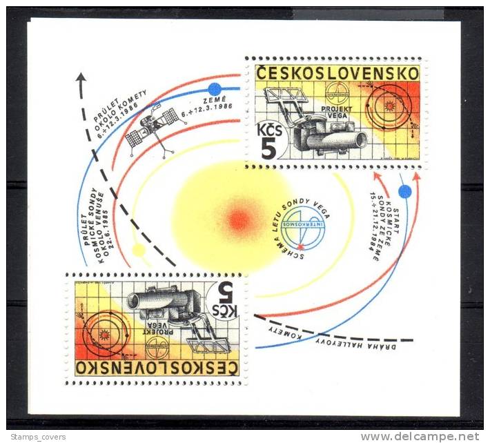 CESKOSLOVENKO MNH** MICHEL BL 64 €15.00 - Hojas Bloque