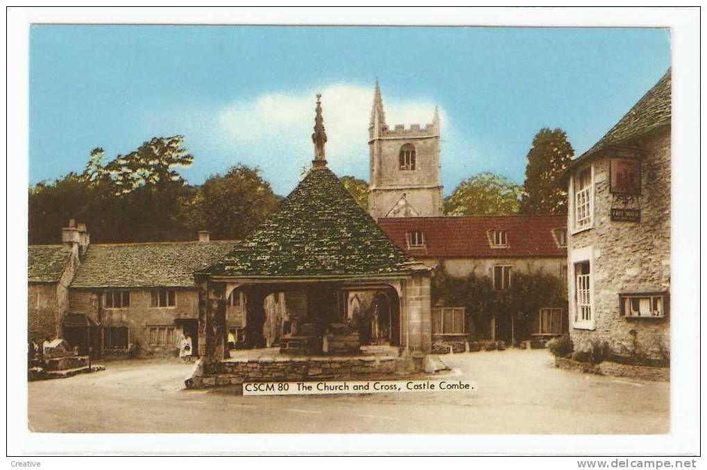 Castle Combe,the Church And Cross,Wiltshire - Other & Unclassified