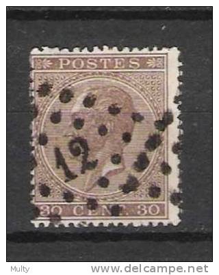 Belgie OCB 19A (0) - 1865-1866 Profiel Links