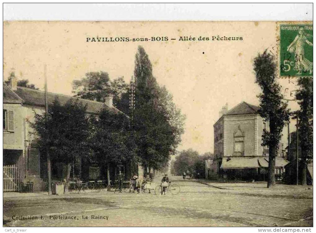 CPA 93 LES PAVILLONS SOUS BOIS ALLEE DES PECHEURS - Les Pavillons Sous Bois