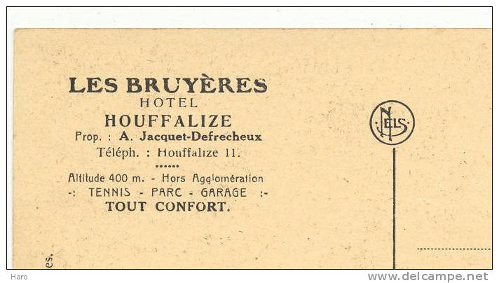 HOUFFALIZE - Hôtel "Les Bruyères" (683) - Houffalize