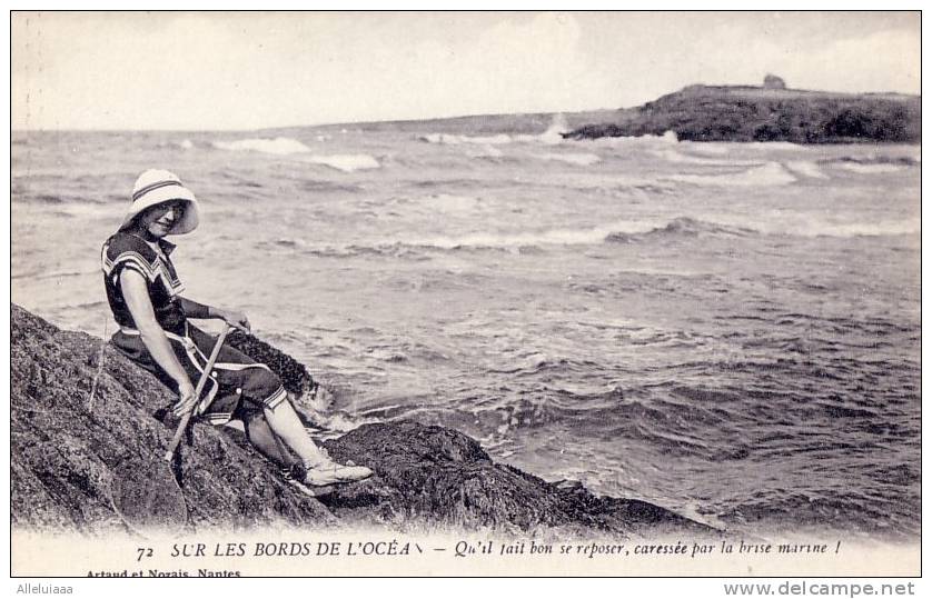 CPA Belle Carte FRANCE LOISIR Sur Les Bords De L´océan - Qui Font Bon Se Reposer - Animée TBE - Swimming