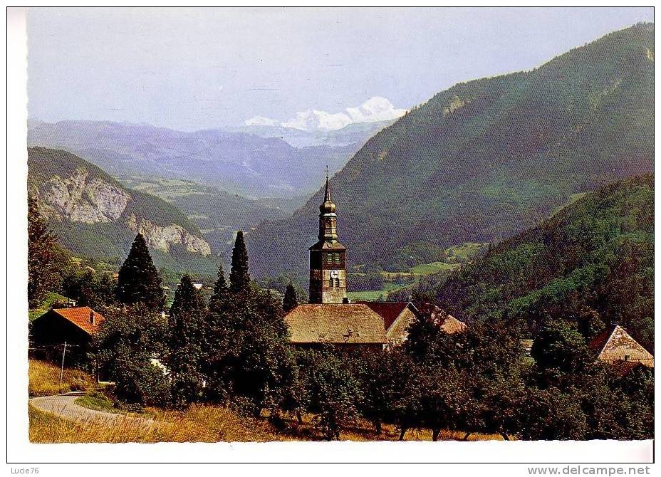 MIEUSSY - L´Eglise Et Le Mont Blanc - N° Cl 1 - Mieussy