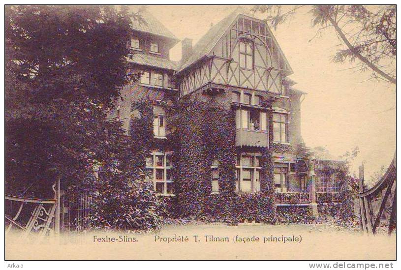 FEXHE-SLINS = Propriété T. Tilmon (façade Principale) (edit. Henri Kaquet) Vierge - Juprelle