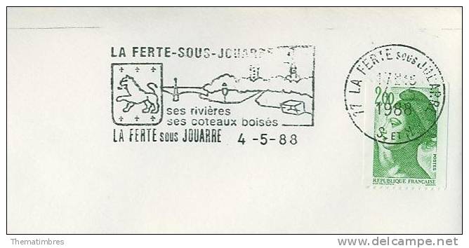 SD0452 Ses Rivieres Ses Coteaux Boises Blason Flamme La Ferte Sous Jouarre 1988 - Covers