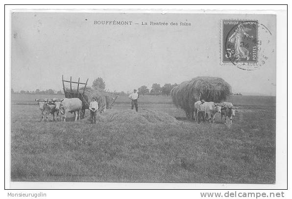 95 ) BOUFFEMONT, La RentrÃ©e Des Foins, ANIMEE, - Bouffémont