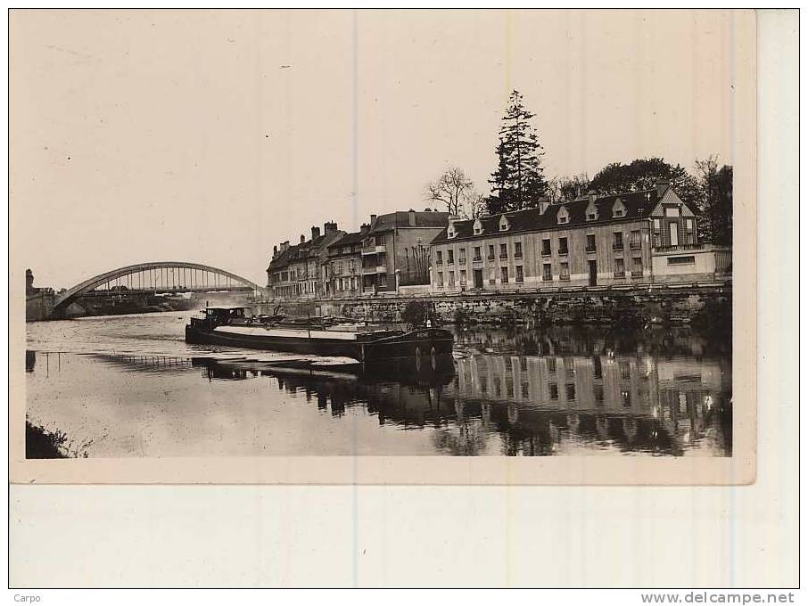 PONT SAINTE-MAXENCE. - Les Bords De Oise. (Péniche) - Pont Sainte Maxence