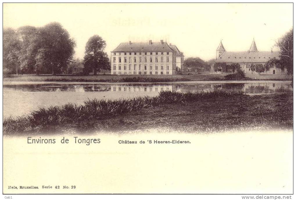 Belgique --- Chateau De ´ S Heeren - Elderen Pres Tongres ( Belgique ) - Limbourg