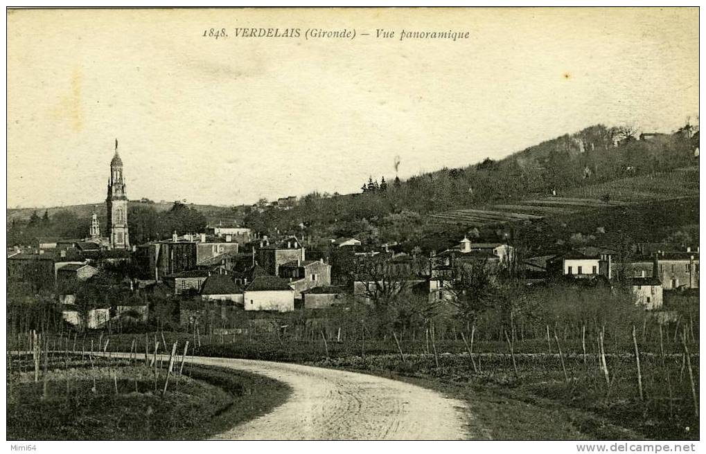 33 . VERDELAIS . VUE PANORAMIQUE . - Verdelais