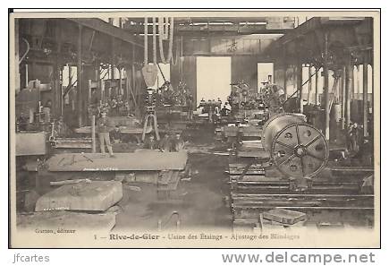 42 - RIVE DE GIER - Usine Des Etaings - Ajustage Des Blindages - Rive De Gier