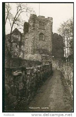 Early Real Photo Postcard Tamworth Castle Stafford Staffordshire  - Ref B125 - Autres & Non Classés