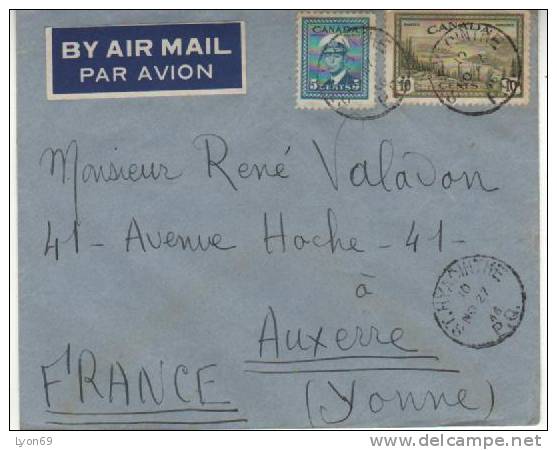 LETTRE PAR AVION - Covers & Documents