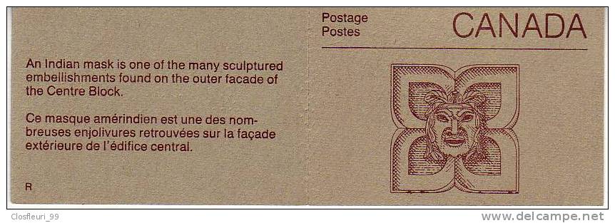 Postage Canada / Carnet Des "Edifices" 1985 - Full Booklets