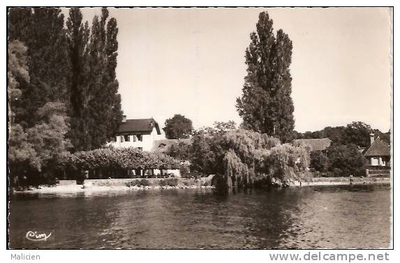 HAUTE SAVOIE-ref No 74598- Messery - Les Bords Du Lac -hotel De La Pointe Dans La Verdure   - Bon Etat - Messery