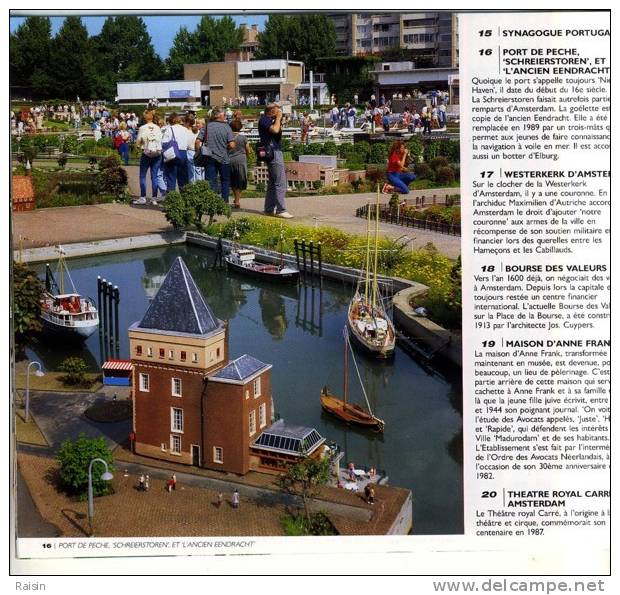 Madurodam  La Ville  Miniature  Néerlandaise  Descriptif Complet Couleur De La Maquette TBE - Sonstige & Ohne Zuordnung