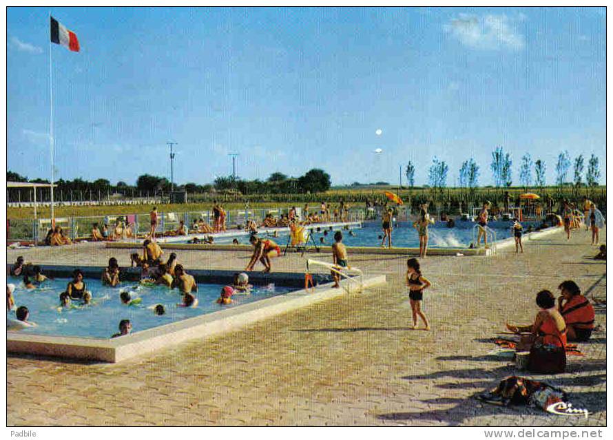 Carte Postale 86. Neuville-de-Poitou  La Piscine Trés Beau Plan - Neuville En Poitou